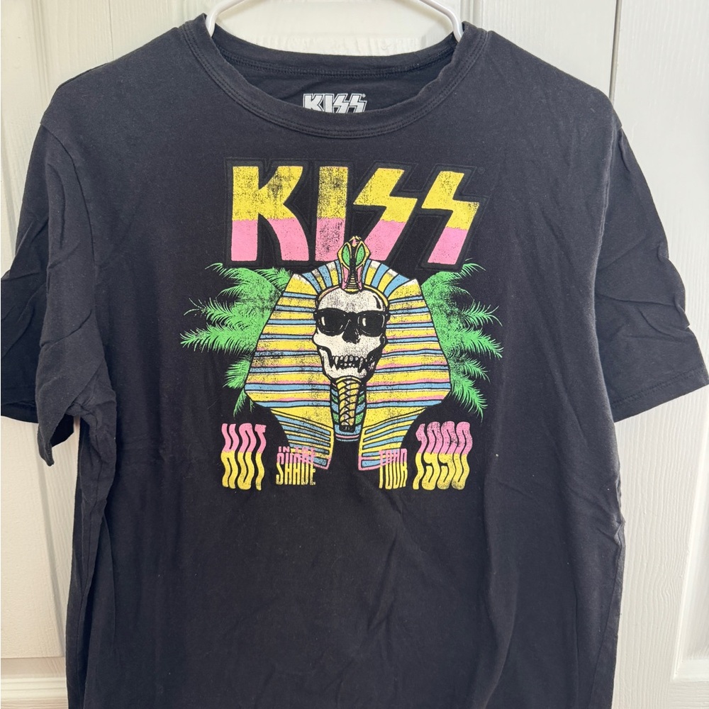 Kiss Charcoal Gray T-Shirt